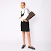 Bolsa Tote Couro Marrom Escuro - imagem 8
