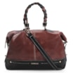 Bolsa Tote Couro Marrom/Preto - imagem 1