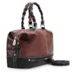 Bolsa Tote Couro Marrom/Preto - imagem 3
