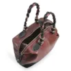 Bolsa Tote Couro Marrom/Preto - imagem 5