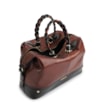 Bolsa Tote Couro Marrom / Preto - imagem 4