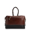 Bolsa Tote Couro Marrom / Preto - imagem 3