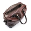Bolsa Tote Couro Marrom/Preto - imagem 4