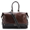 Bolsa Tote Couro Marrom/Preto - imagem 1