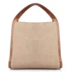 Bolsa Tote Couro Marrom/Ráfia - imagem 4
