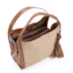 Bolsa Tote Couro Marrom/Ráfia - imagem 5