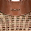 Bolsa Tote Couro Marrom/Ráfia Colorida - imagem 6