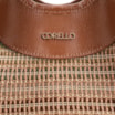 Bolsa Tote Couro Marrom/Ráfia Colorida - imagem 6