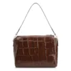 Bolsa Tote Couro Maxi Croco Marrom - imagem 4