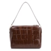 Bolsa Tote Couro Maxi Croco Marrom - imagem 4