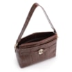 Bolsa Tote Couro Maxi Croco Marrom - imagem 5