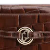 Bolsa Tote Couro Maxi Croco Marrom - imagem 7