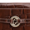 Bolsa Tote Couro Maxi Croco Marrom - imagem 7