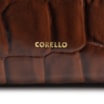  Bolsa Tote Couro Maxi Croco Marrom - imagem 7