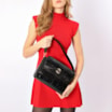 Bolsa Tote Couro Maxi Croco Preto - imagem 2
