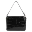 Bolsa Tote Couro Maxi Croco Preto - imagem 4