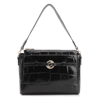 COURO MAXI CROCO PRETO