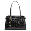  Bolsa Tote Couro Maxi Croco Preto - imagem 1