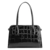  Bolsa Tote Couro Maxi Croco Preto - imagem 4