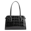  Bolsa Tote Couro Maxi Croco Preto - imagem 4