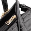  Bolsa Tote Couro Maxi Croco Preto - imagem 6