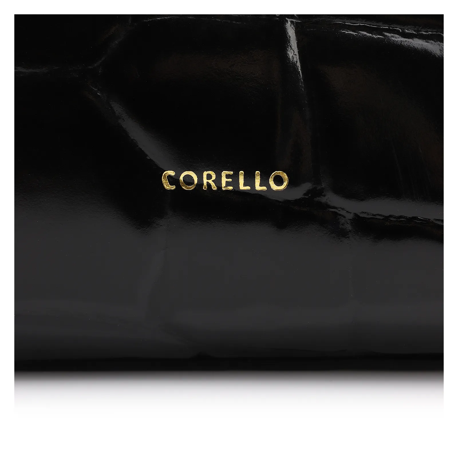 Bolsa Tote Couro Maxi Croco Preto