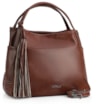 Bolsa Tote Couro Mogno/Biscuit - imagem 2