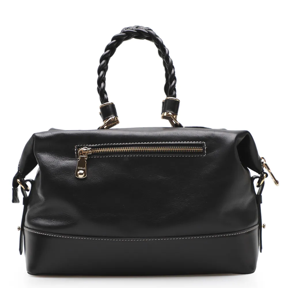 Bolsa Tote Couro New Floater Preto - imagem 4