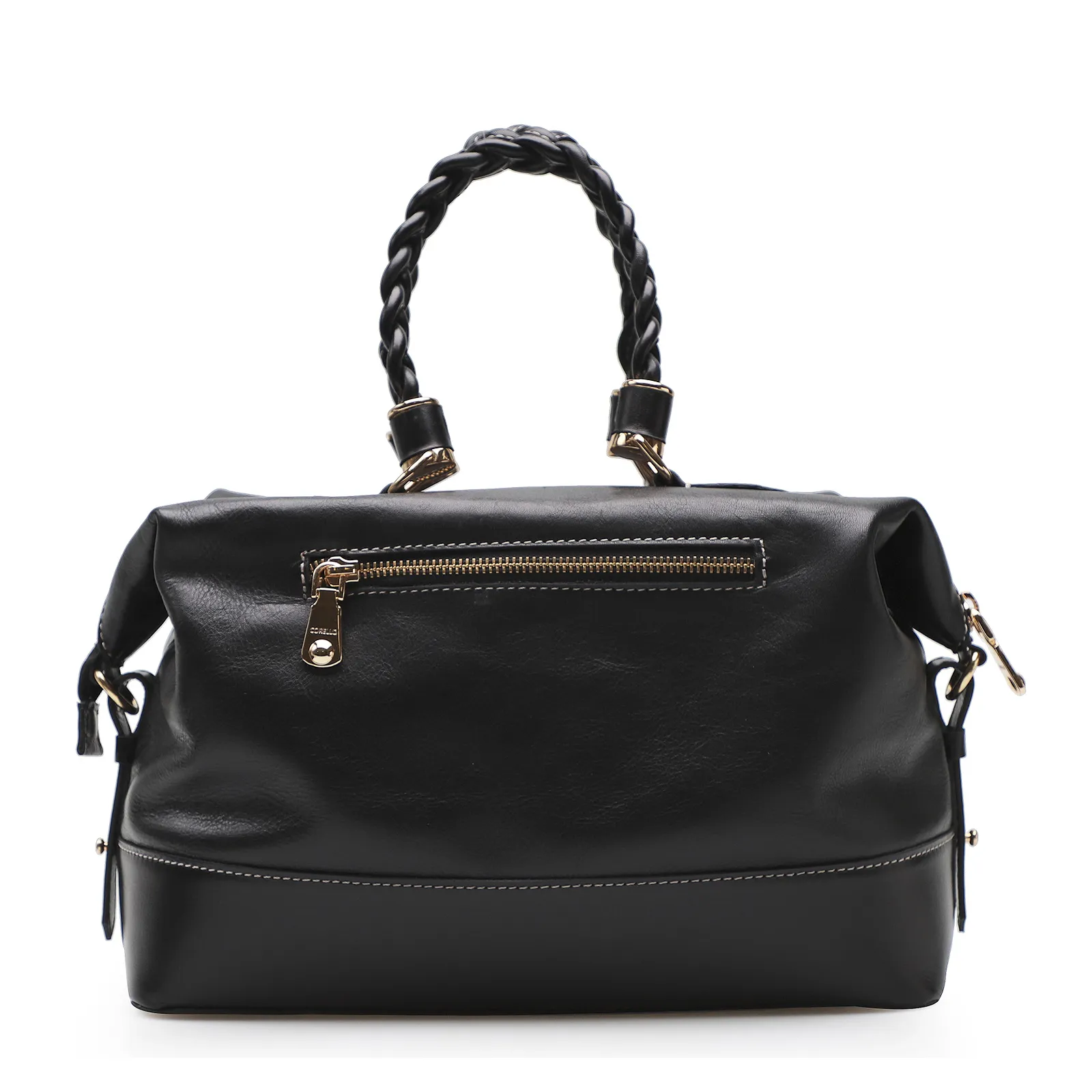 Bolsa Tote Couro New Floater Preto