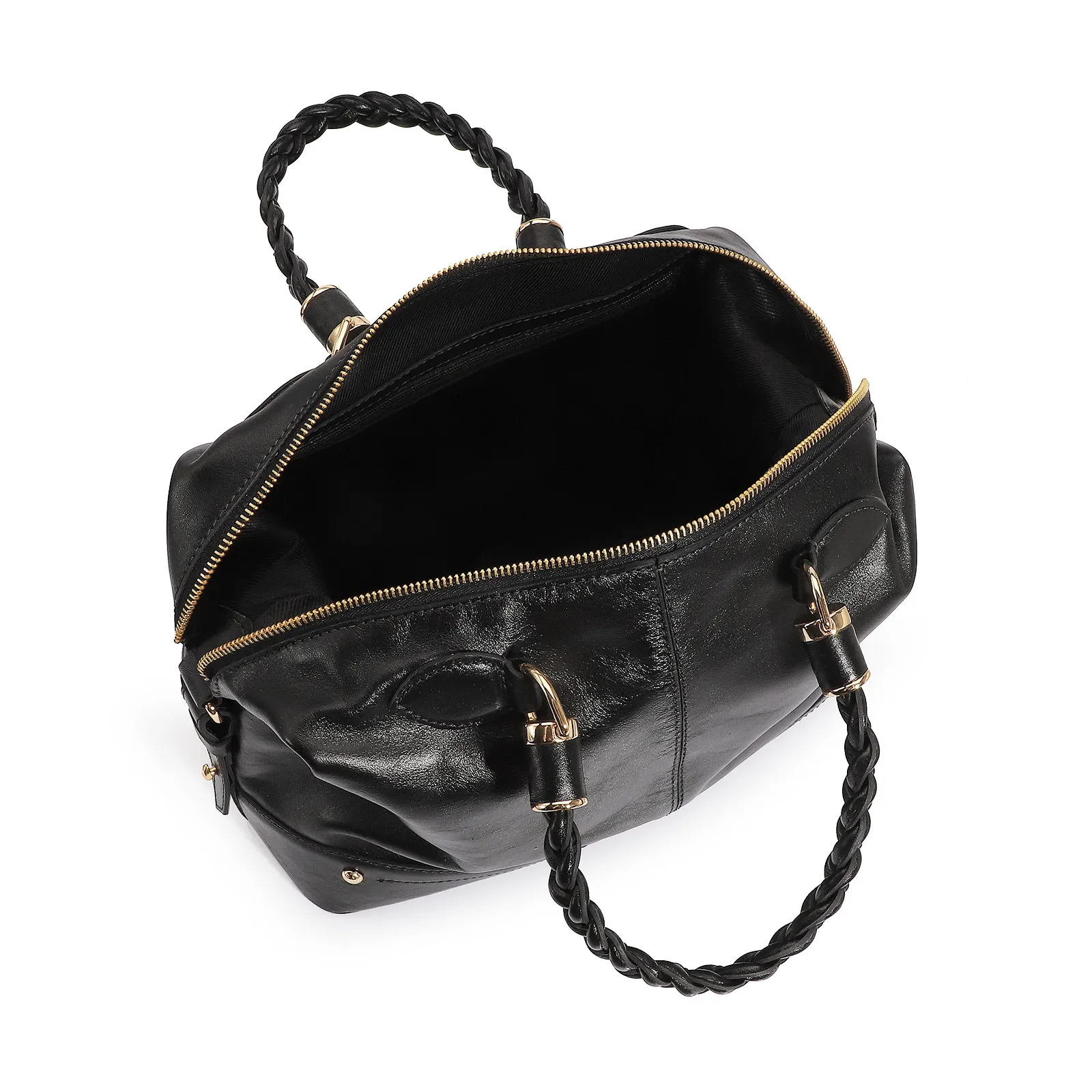 Bolsa Tote Couro New Floater Preto