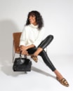 Bolsa Tote Couro New Floater Preto - imagem 2