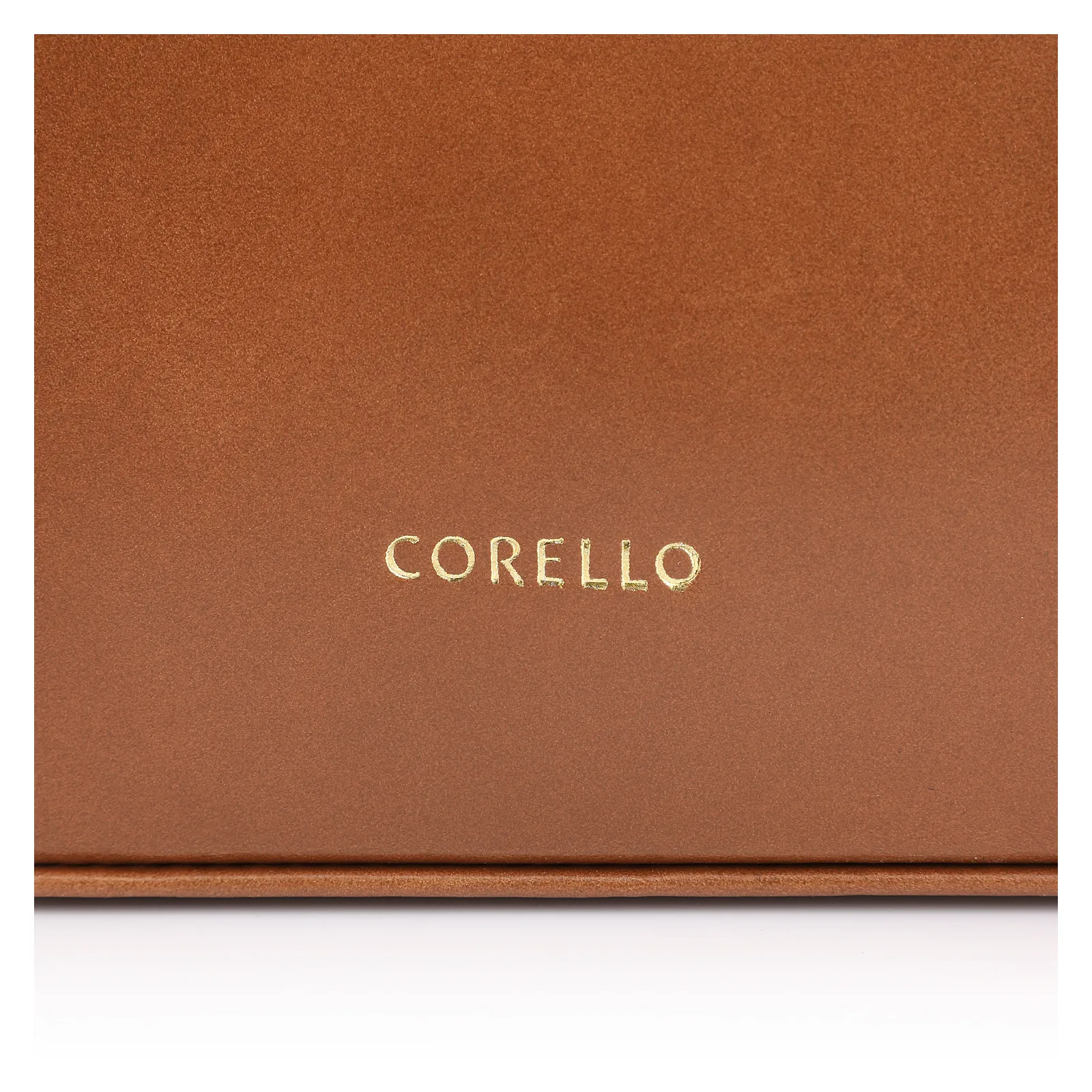 Bolsa Tote Couro Nobuck Croco/Couro Marrom Claro