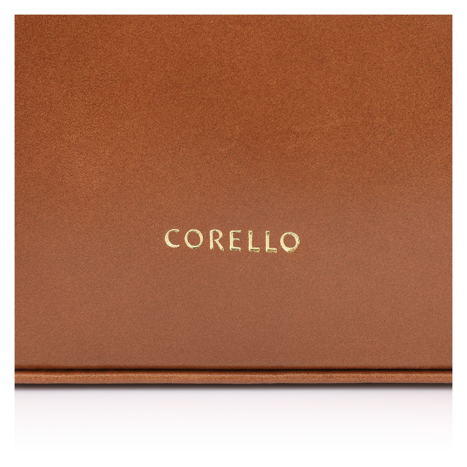 Bolsa Tote Couro Nobuck Croco/Couro Marrom Claro