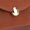 Bolsa Tote Couro Nobuck Croco/Couro Marrom Escuro - imagem 7