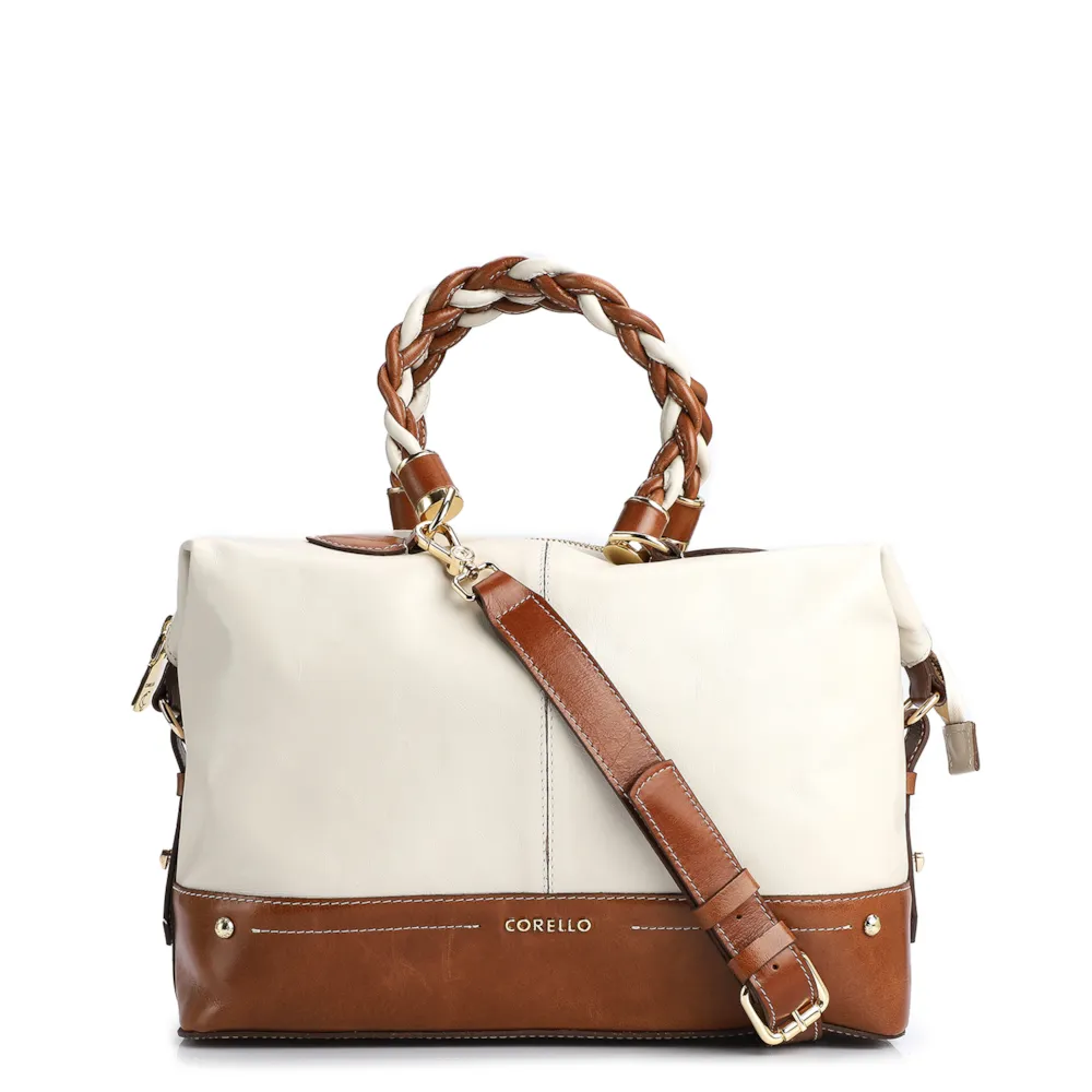 Bolsa Tote Couro Nuvem/Avela