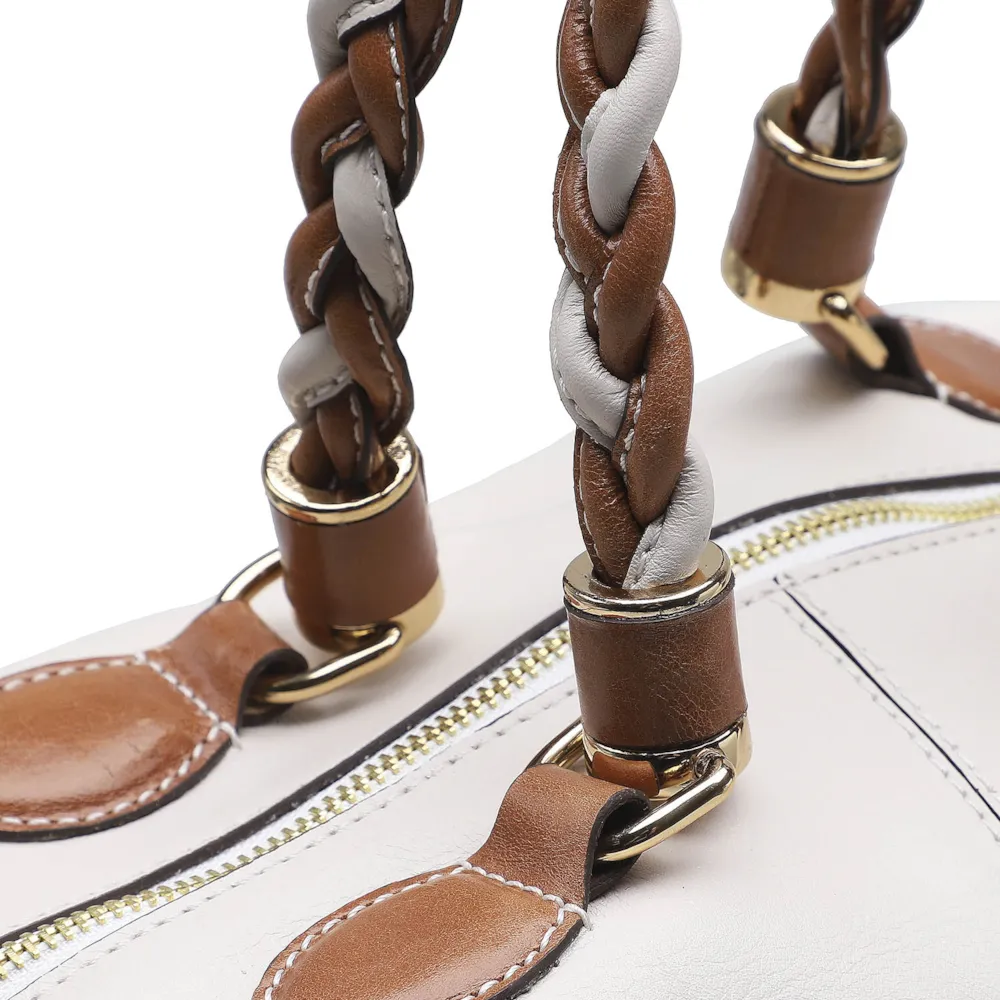 Bolsa Tote Couro Off White - imagem 5