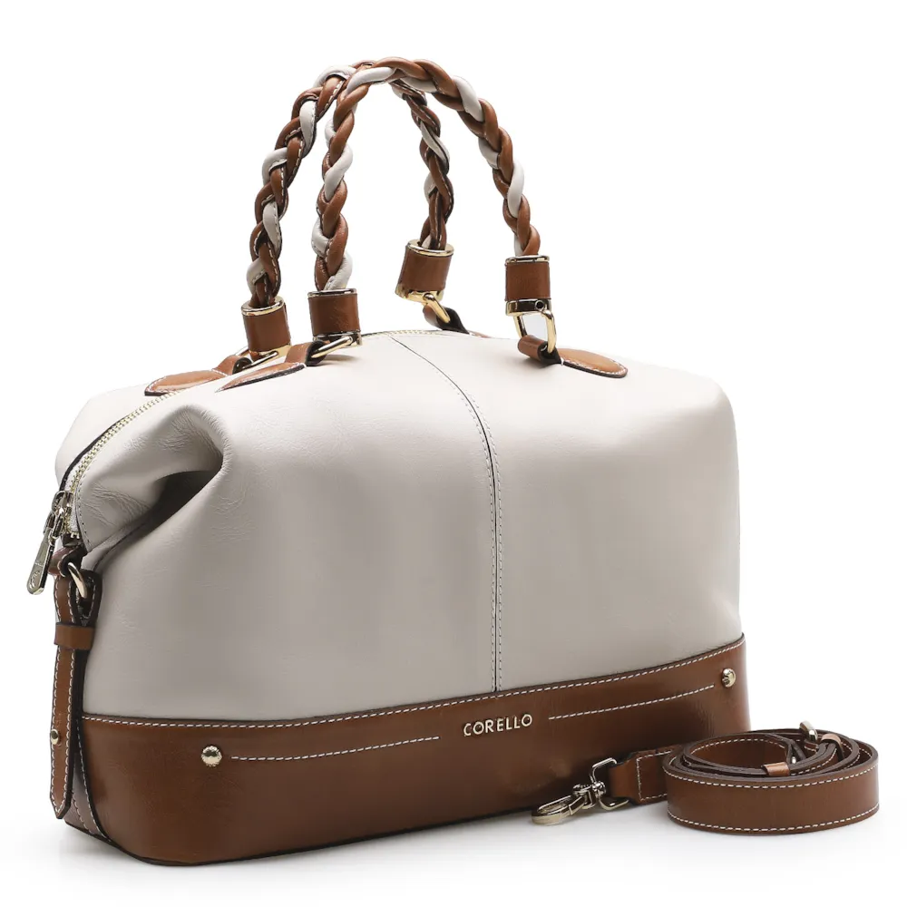 Bolsa Tote Couro Off White - imagem 2