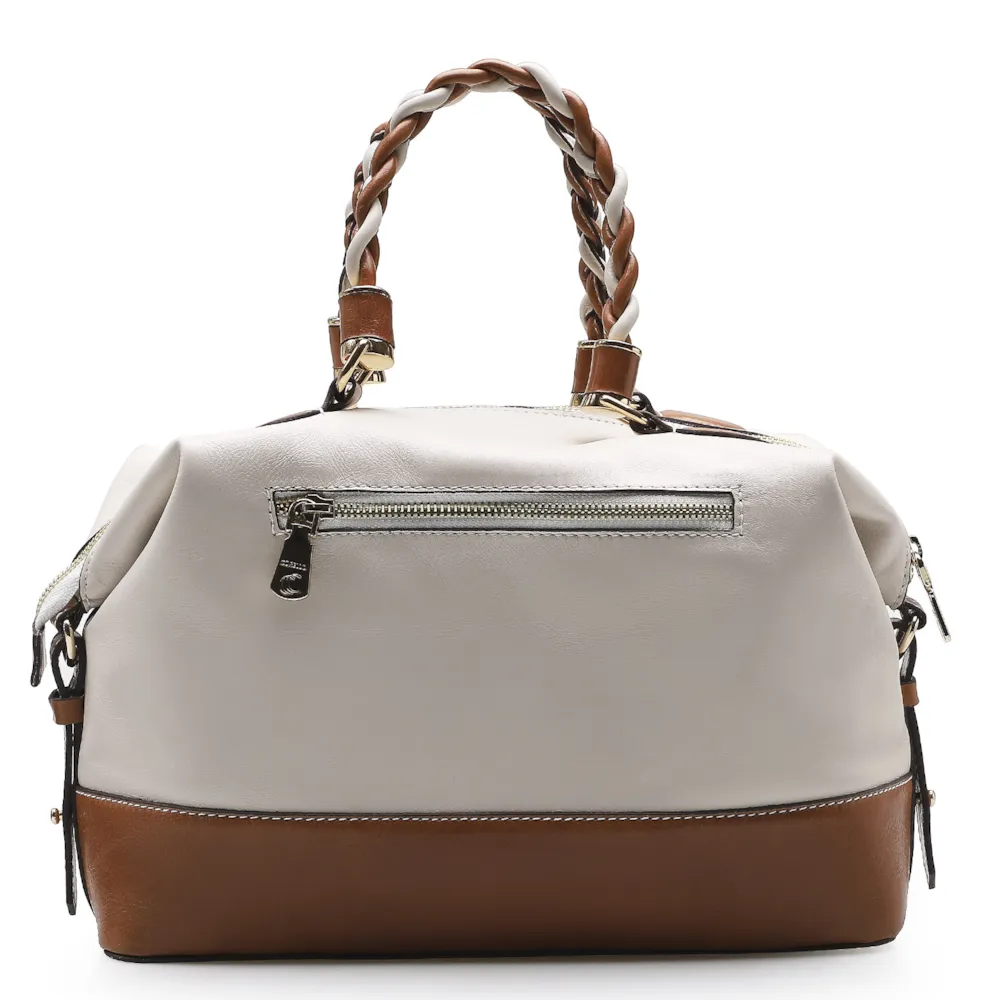 Bolsa Tote Couro Off White - imagem 3