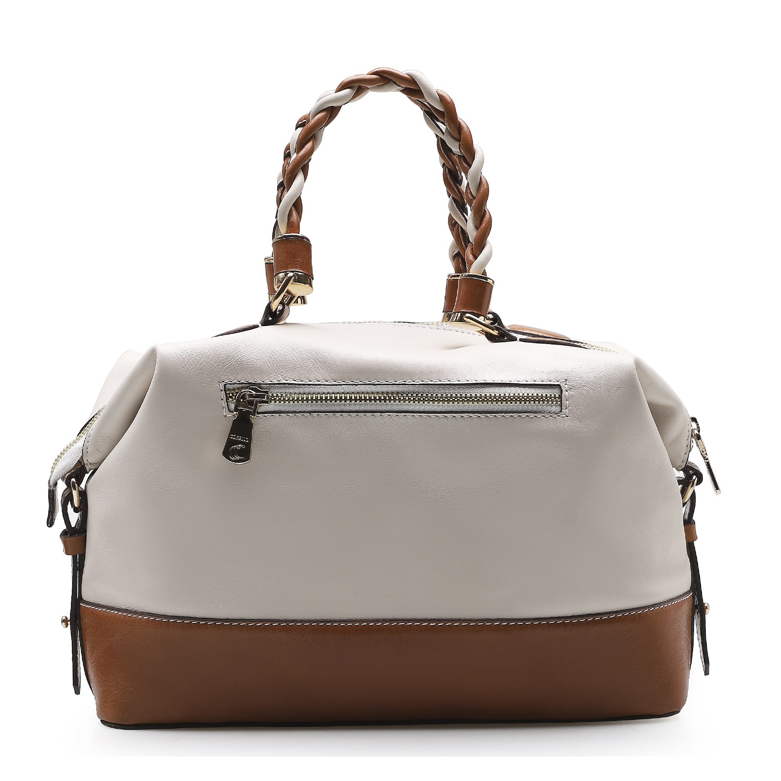 Bolsa Tote Couro Off White