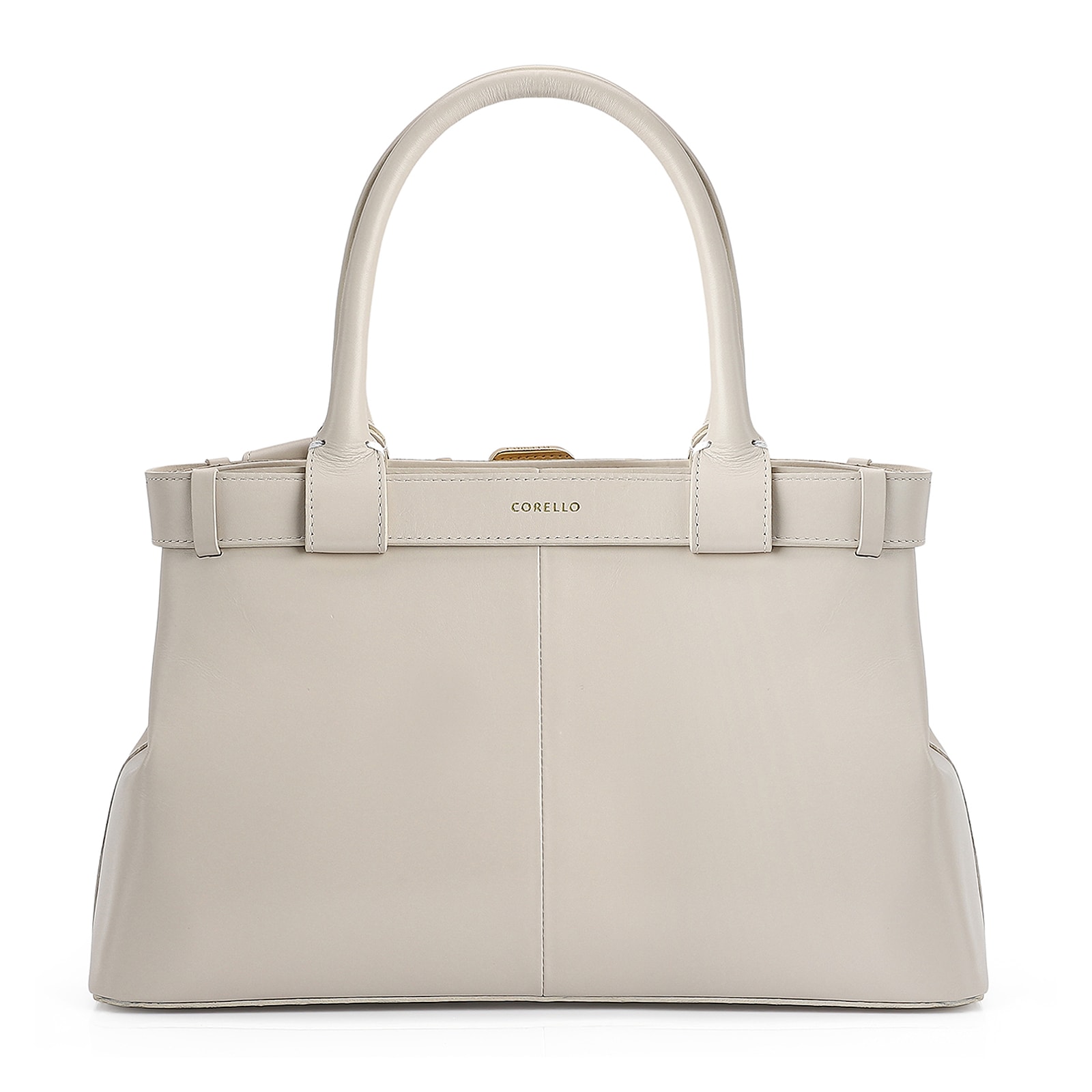 Bolsa Tote Couro Off White