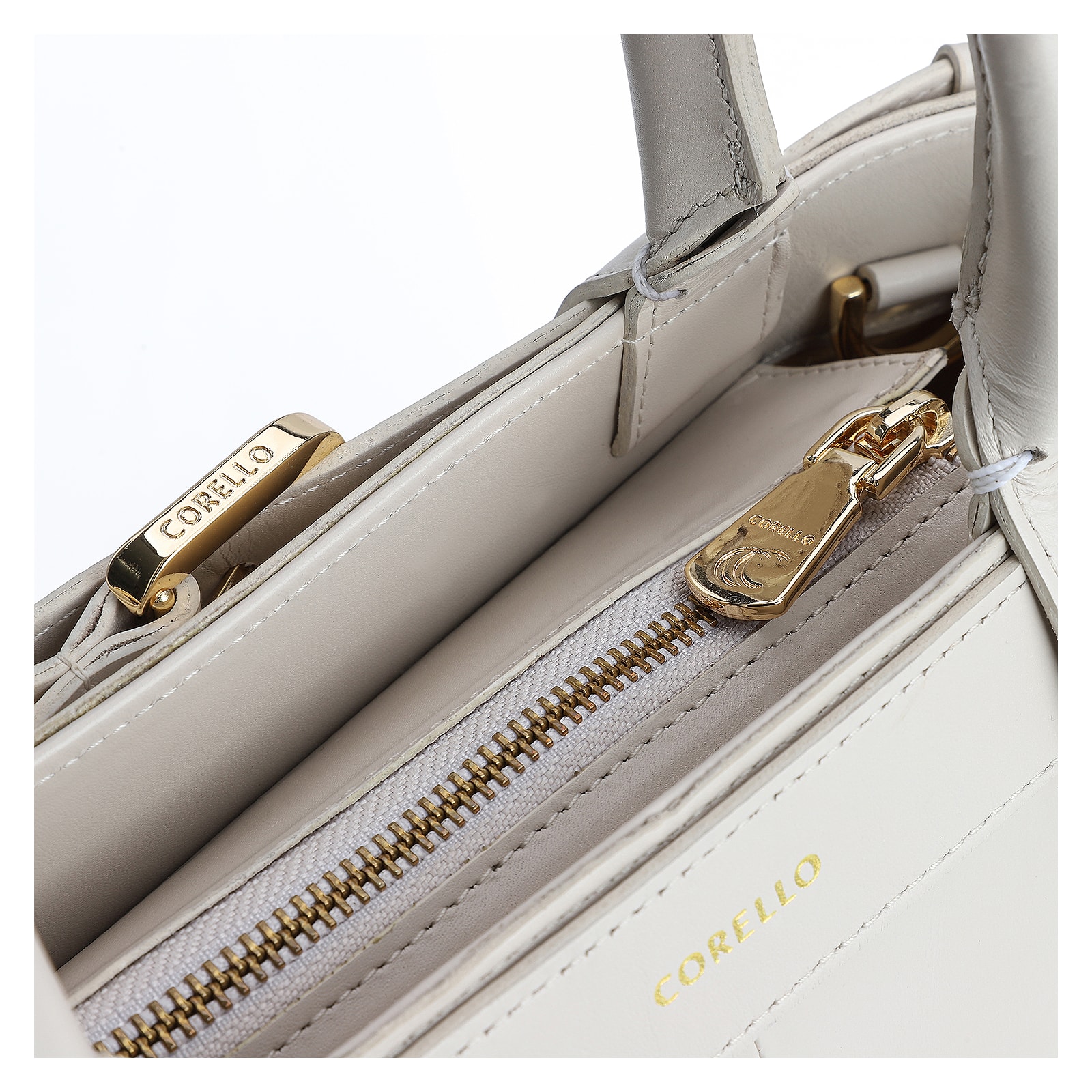 Bolsa Tote Couro Off White