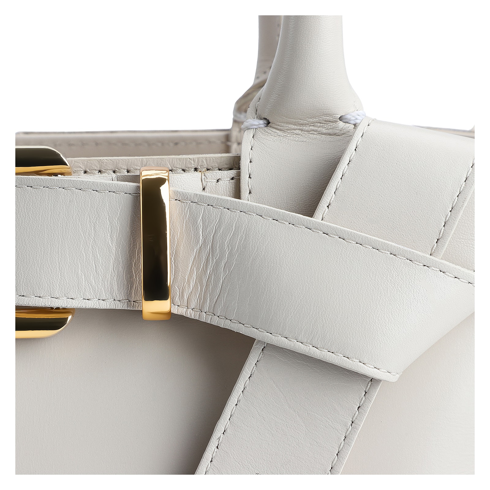 Bolsa Tote Couro Off White