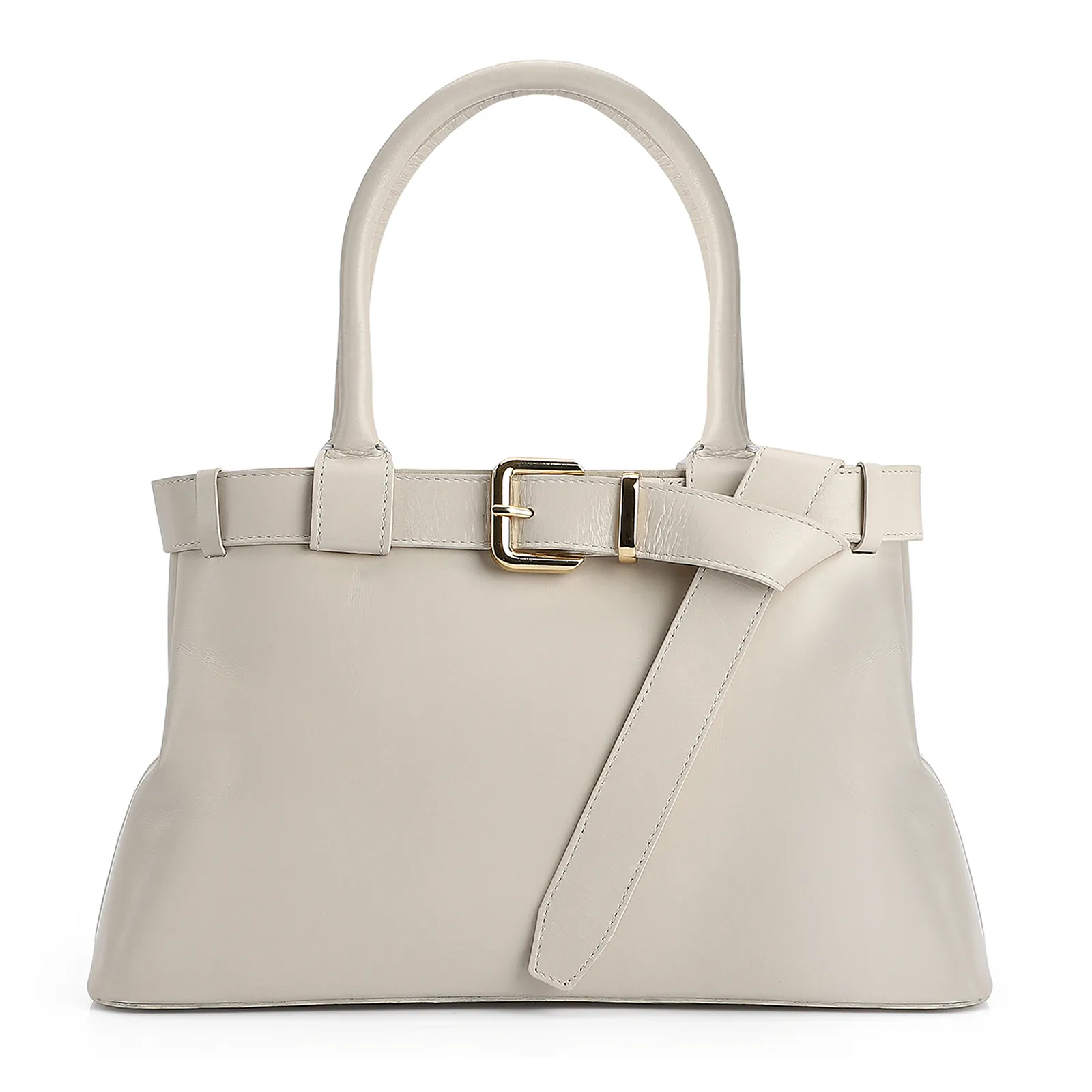 Bolsa Tote Couro Off White