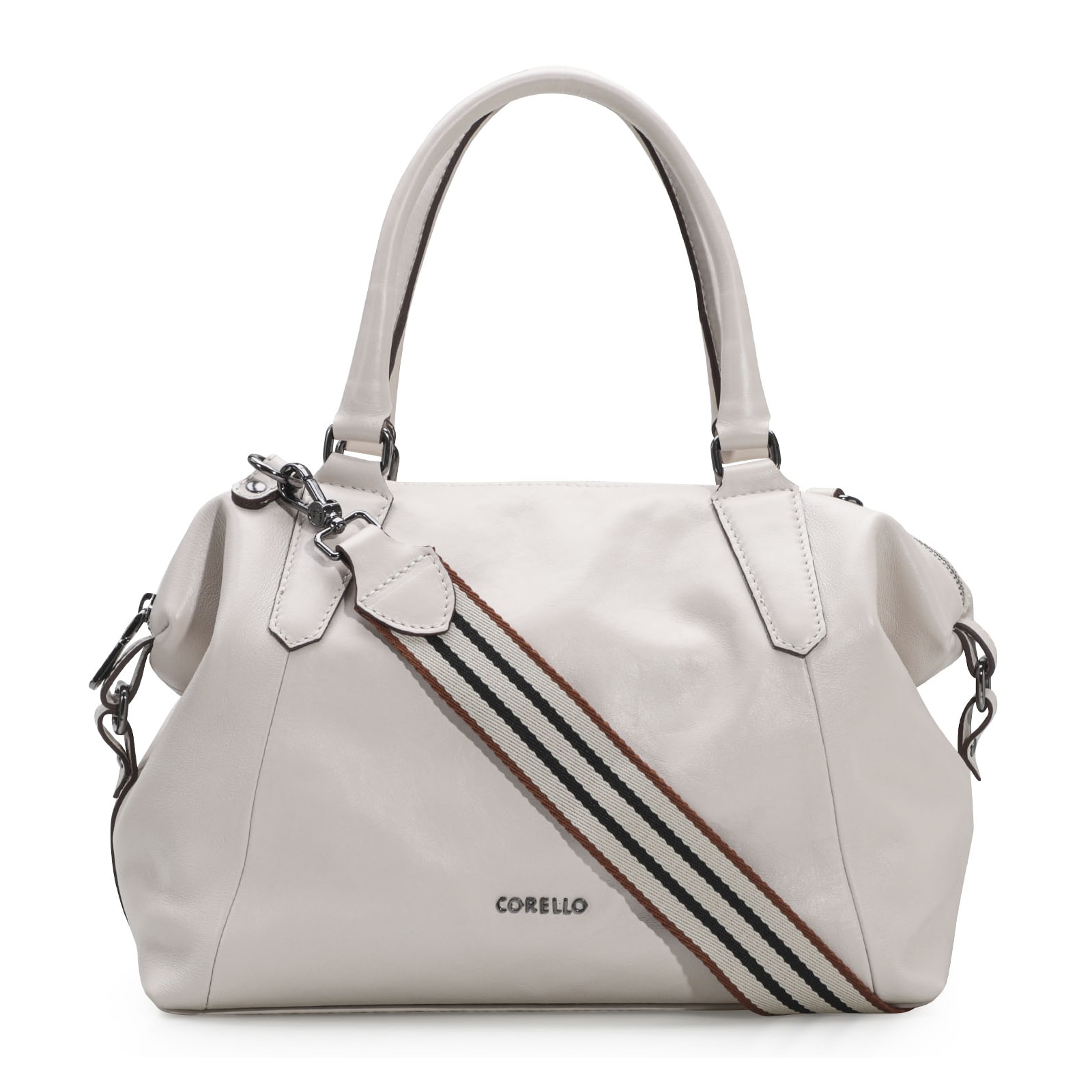 Bolsa Tote Couro Off White