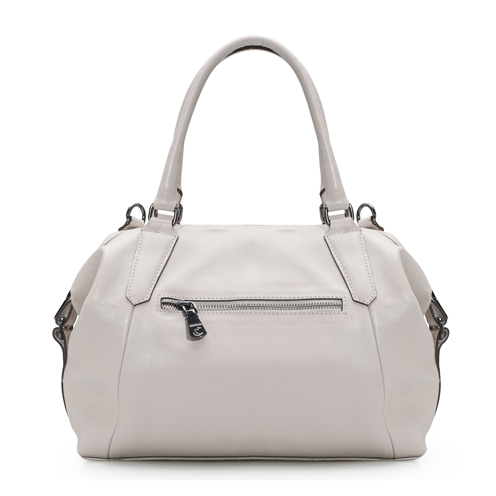 Bolsa Tote Couro Off White