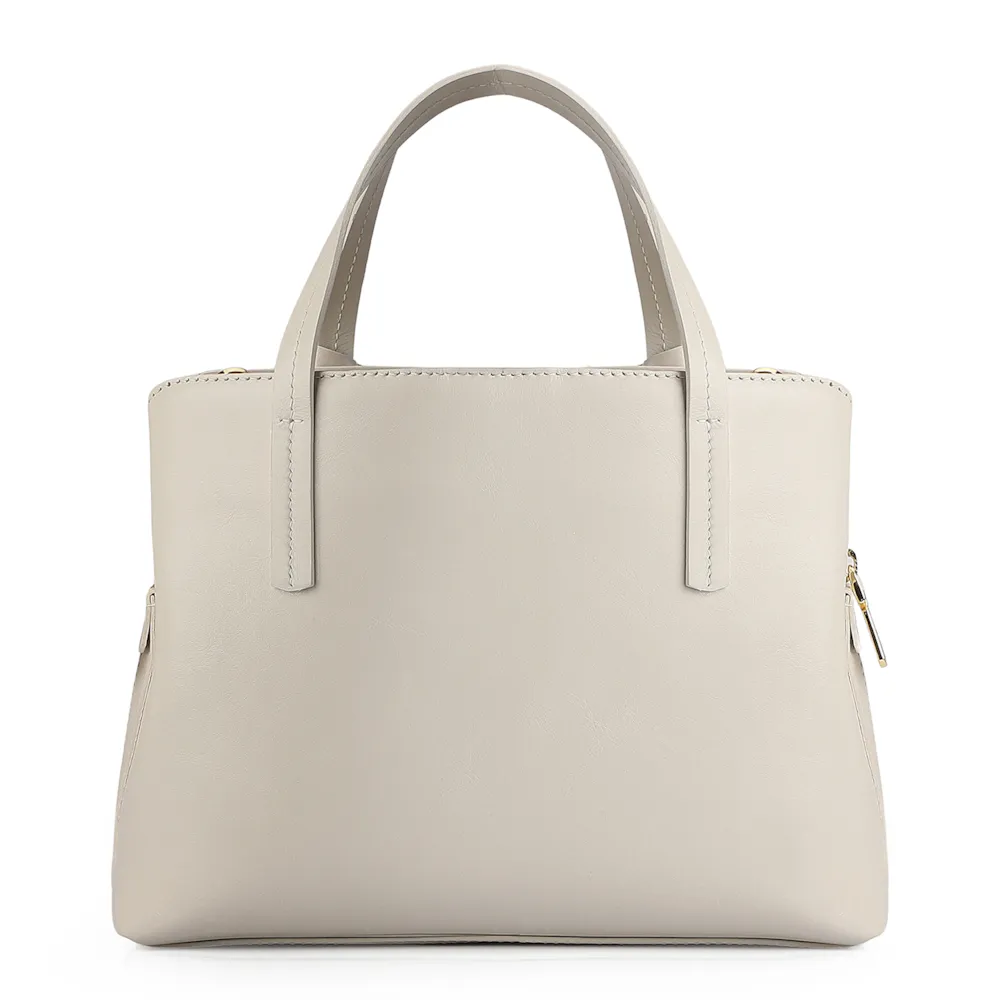 Bolsa Tote Couro Off White - imagem 4