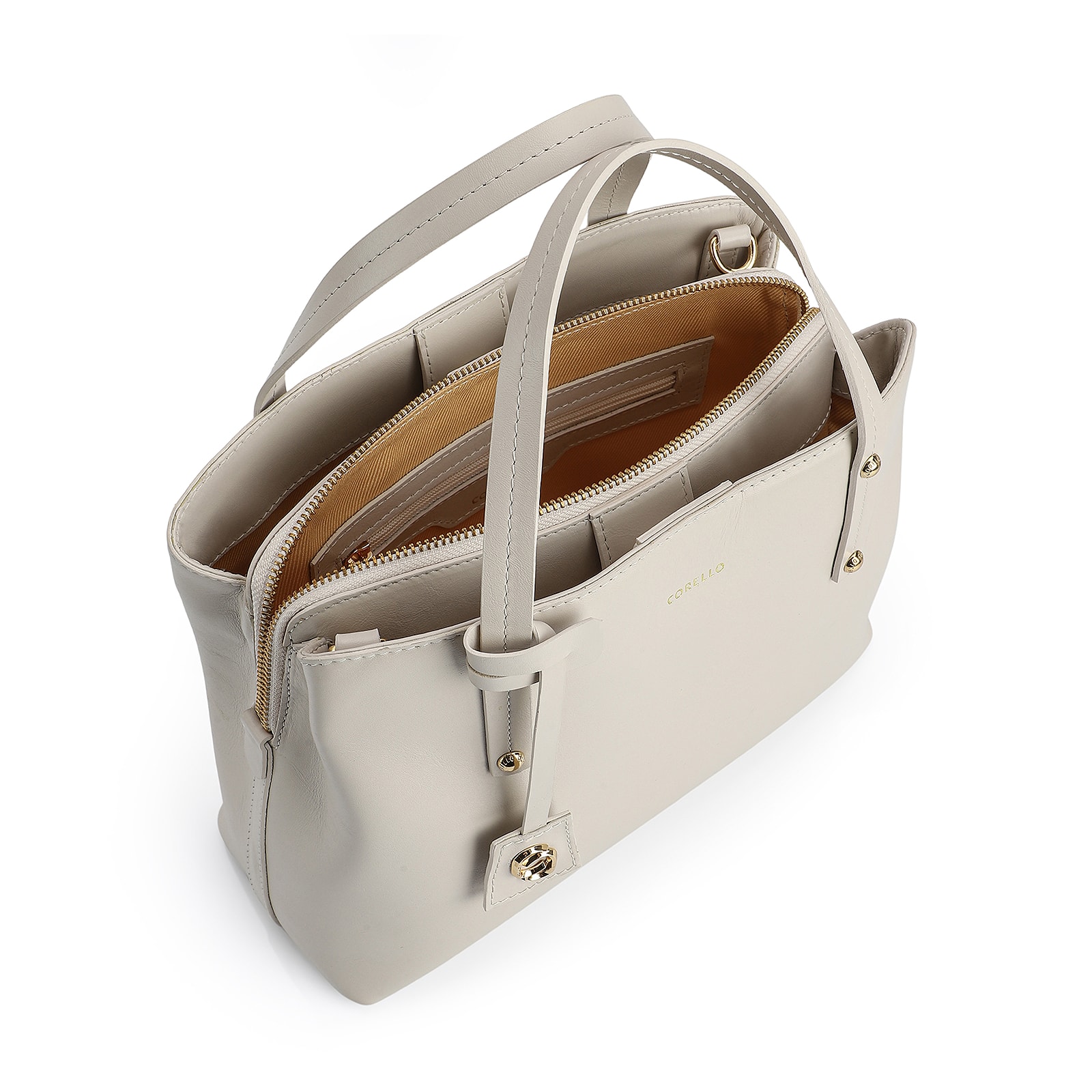 Bolsa Tote Couro Off White