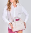 Bolsa Tote Couro Off White - imagem 8