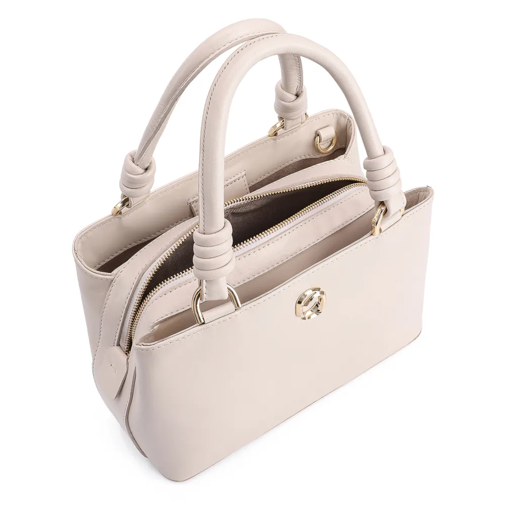 Bolsa Tote Couro Off White - imagem 4