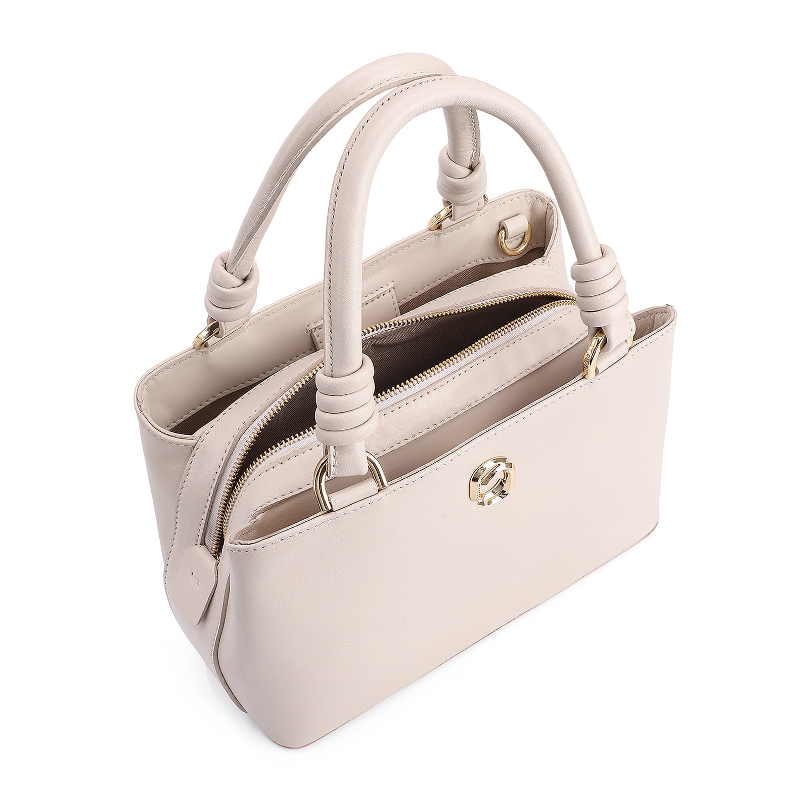 Bolsa Tote Couro Off White